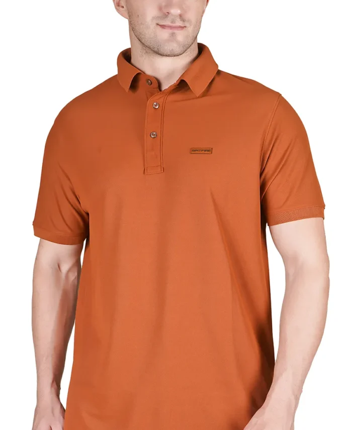 Rust Classic Collar Polo T-Shirt