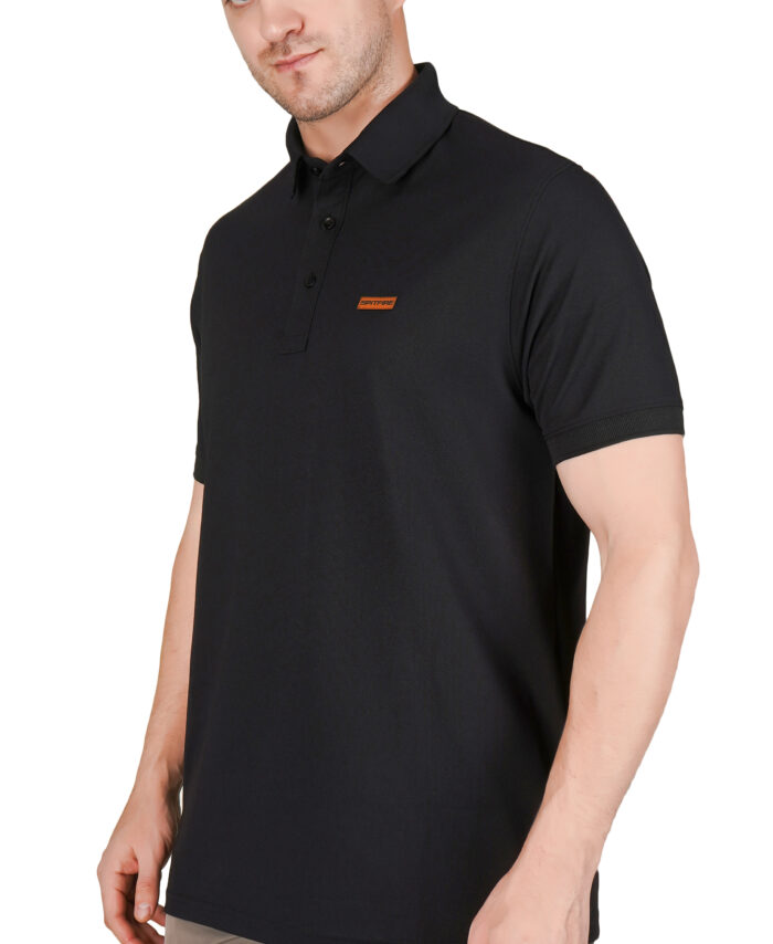 Black Classic Collar Polo T-Shirt