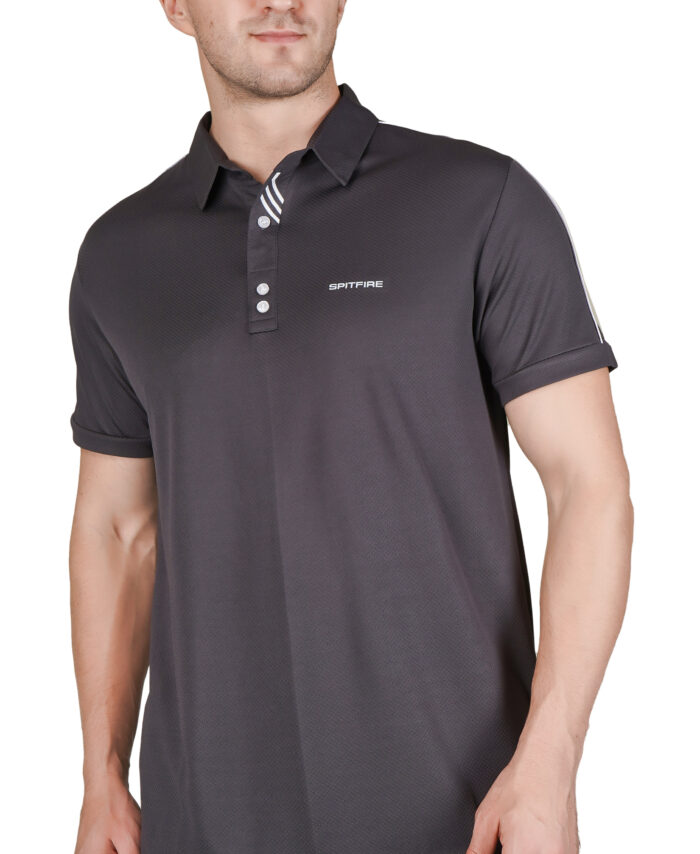 Austin Grey Breathable Polo
