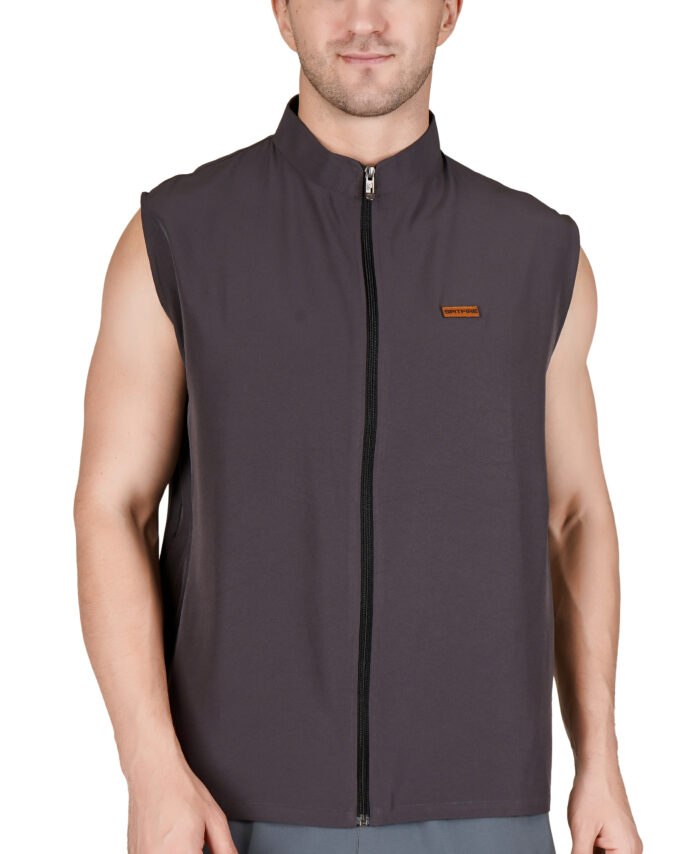 Dark Grey SLJ Lightweight Sleeveless Jacket