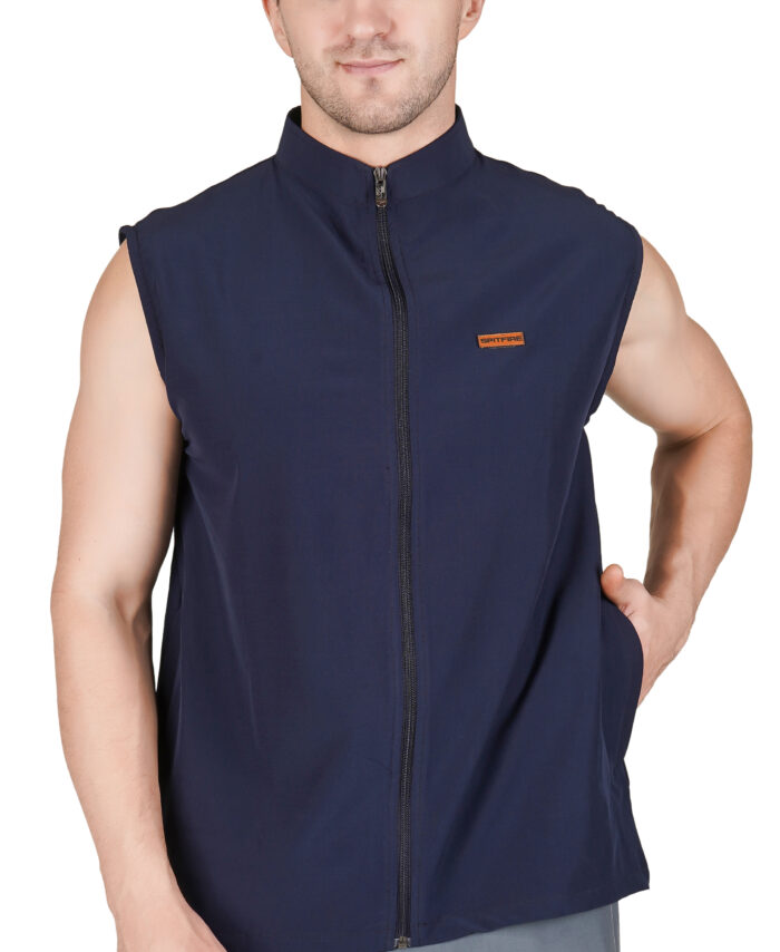 Navy SLJ Lightweight Sleeveless Jacket